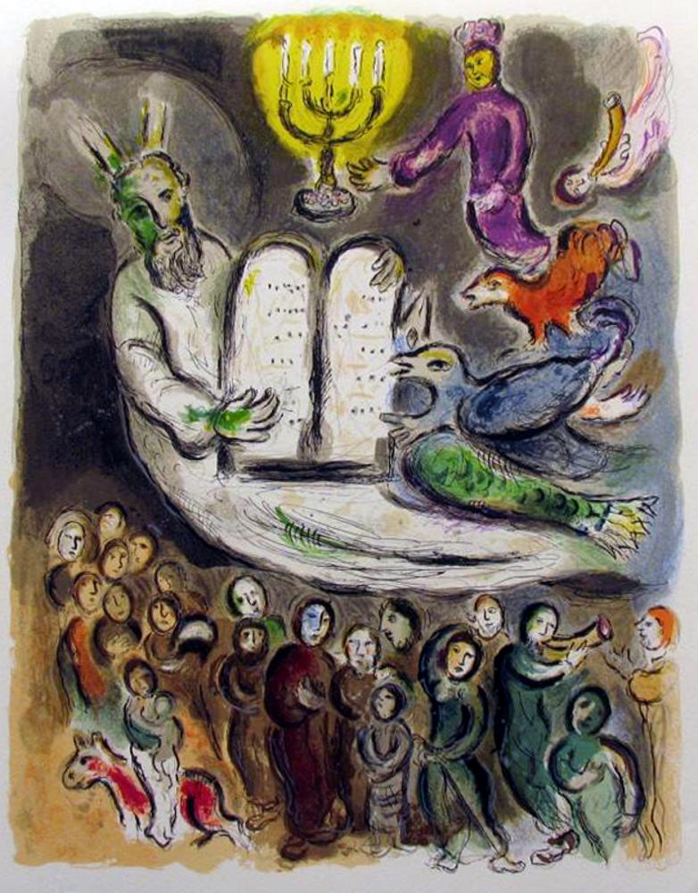 Marc Chagall The Ten Commandments