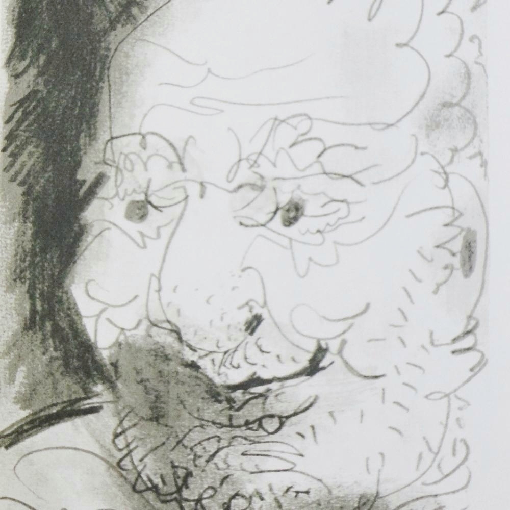 Pablo Picasso Portrait dated 20.9.64 - Click Image to Close