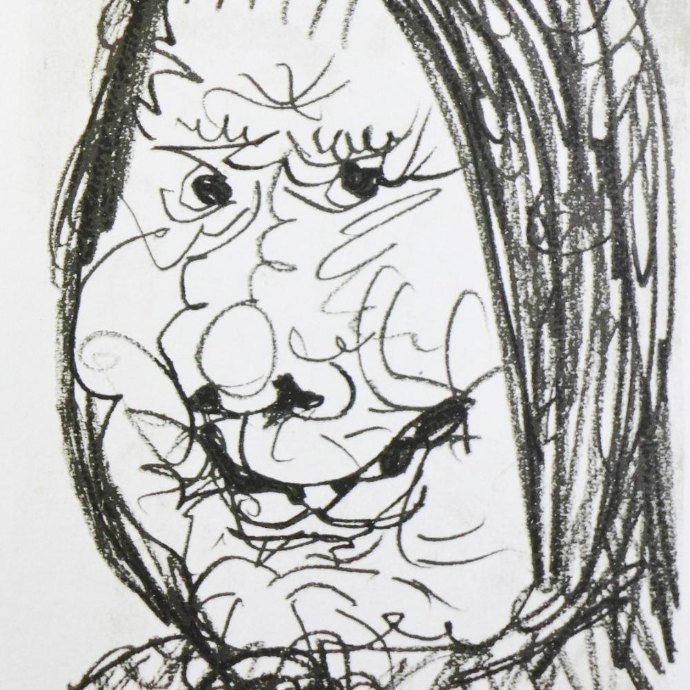 Pablo Picasso Portrait dated 23.9.64