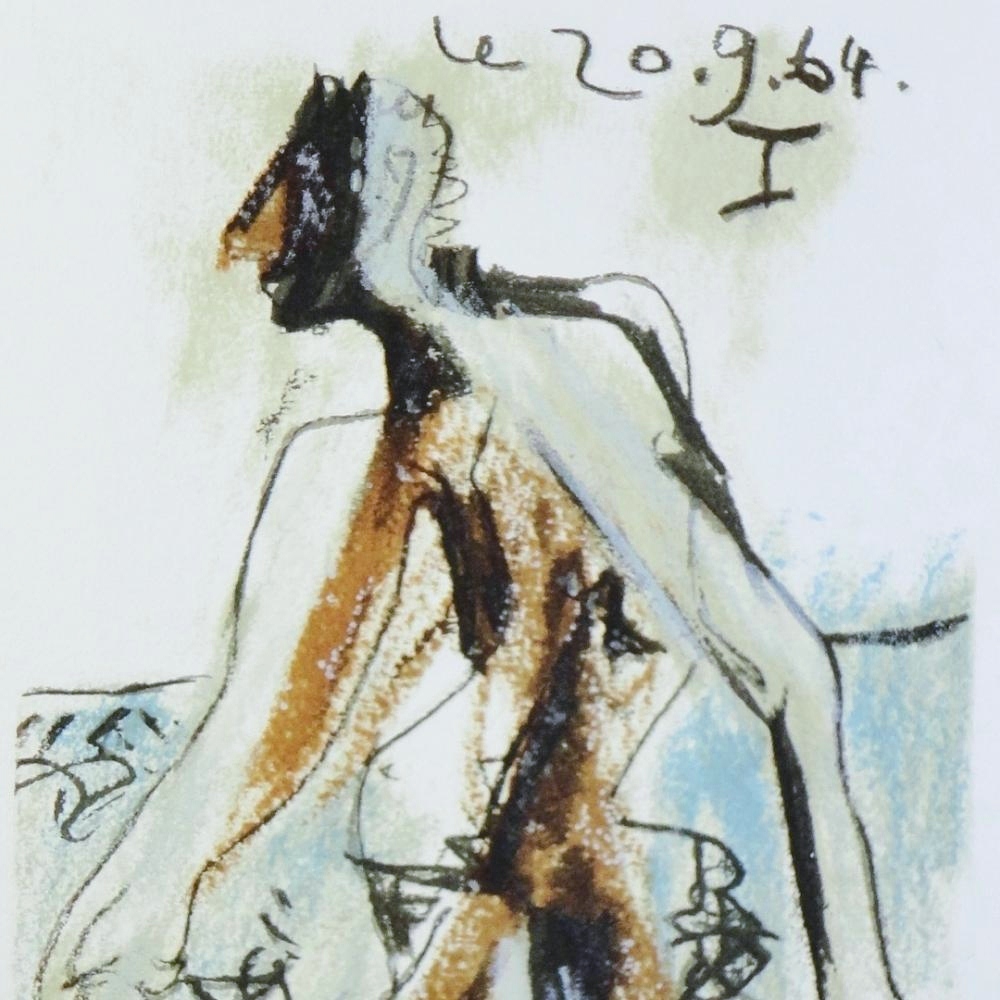Pablo Picasso Abstract dated 20.9.64 - Click Image to Close