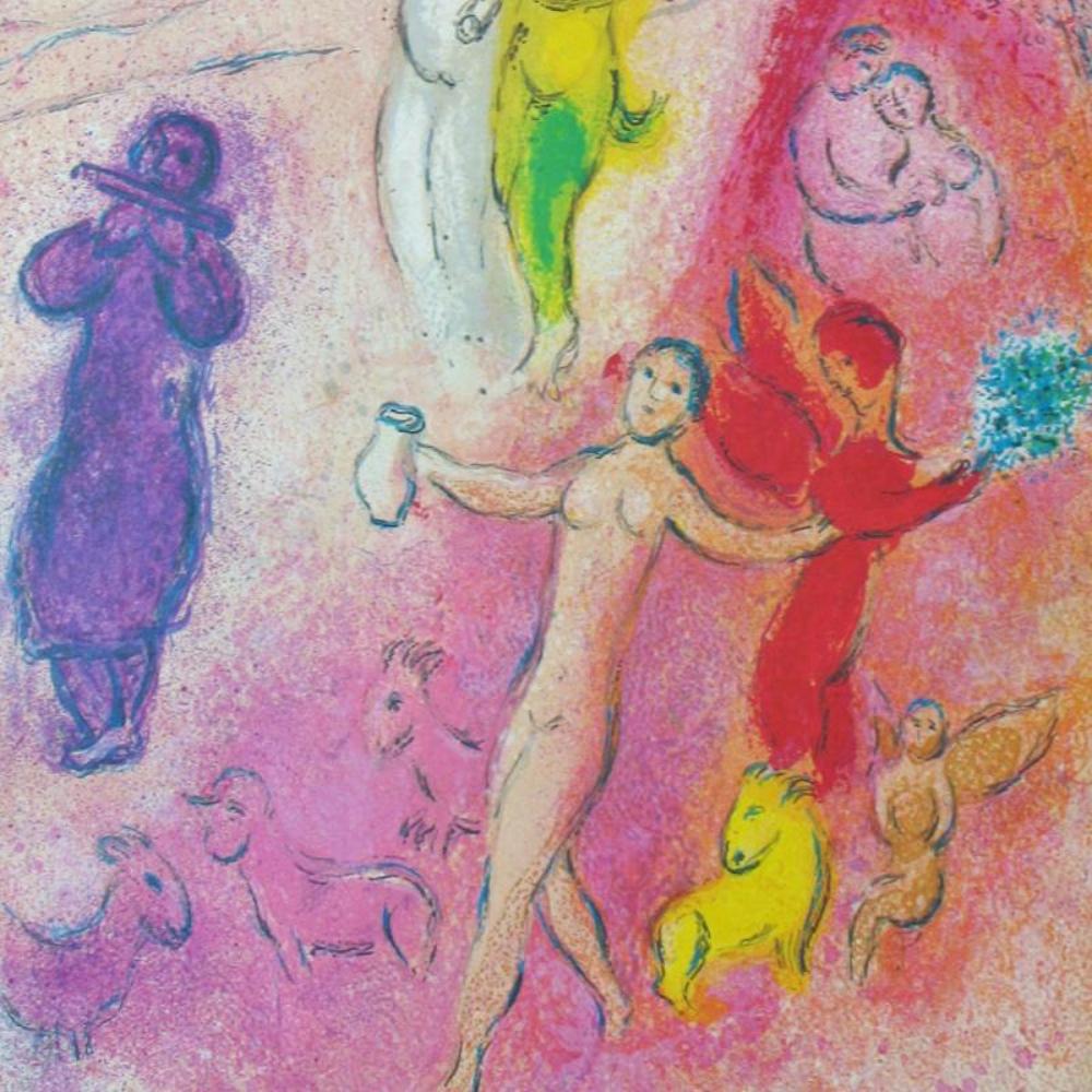 Marc Chagall Serenade in Red - Click Image to Close