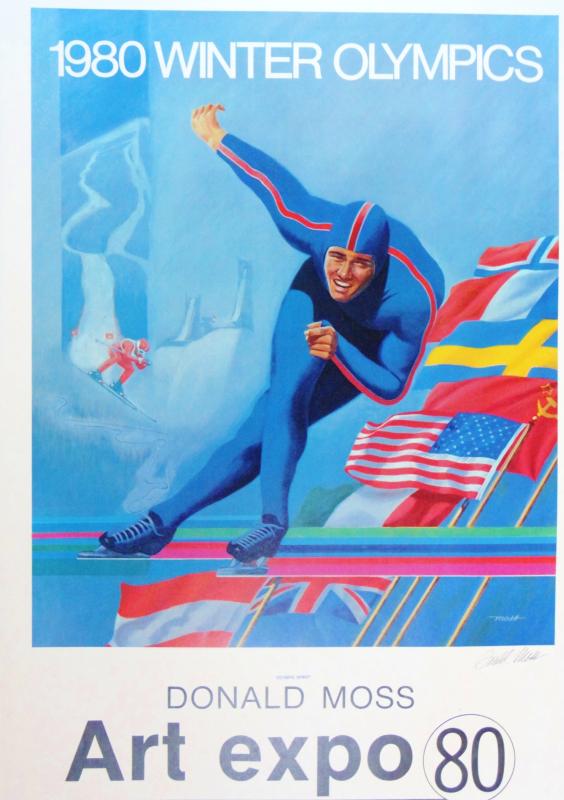 Art Prints Moss, Donald: 1980 Olympics