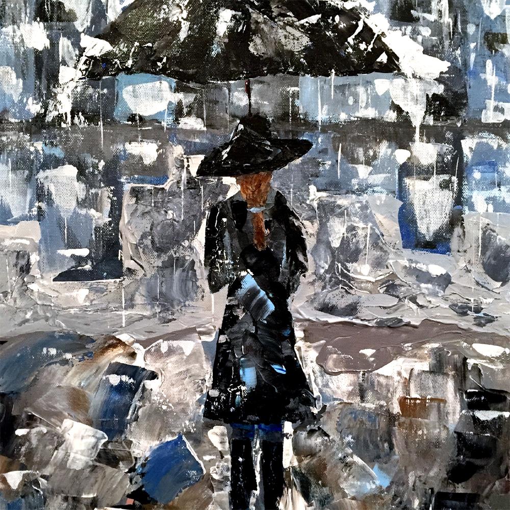 Janet Swahn Watching the Rain - Click Image to Close