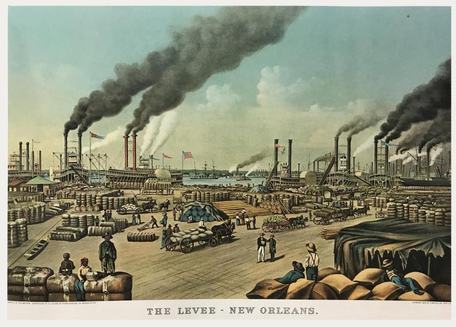 Roy King The Levee New Orleans Heart Of A River Empire