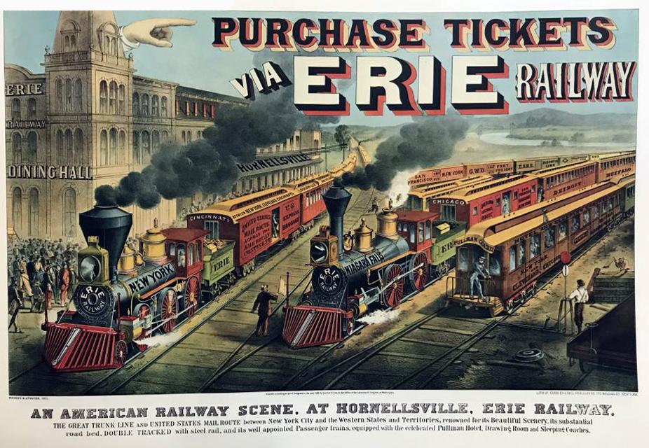 Roy King An American Railway Scene At Hornersville Erie Railway The Heyday Of The Hard-Sell