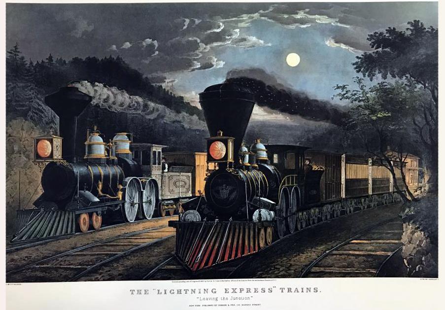 Roy King The Lightning Express Trains Heroic Poetry Of The Rails