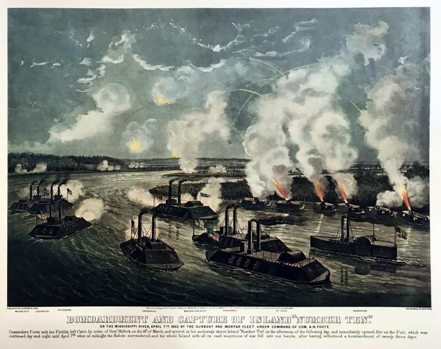 Roy King Bombardment And Capture Of Island Number 10 Conquest Of The Mississippi - Click Image to Close