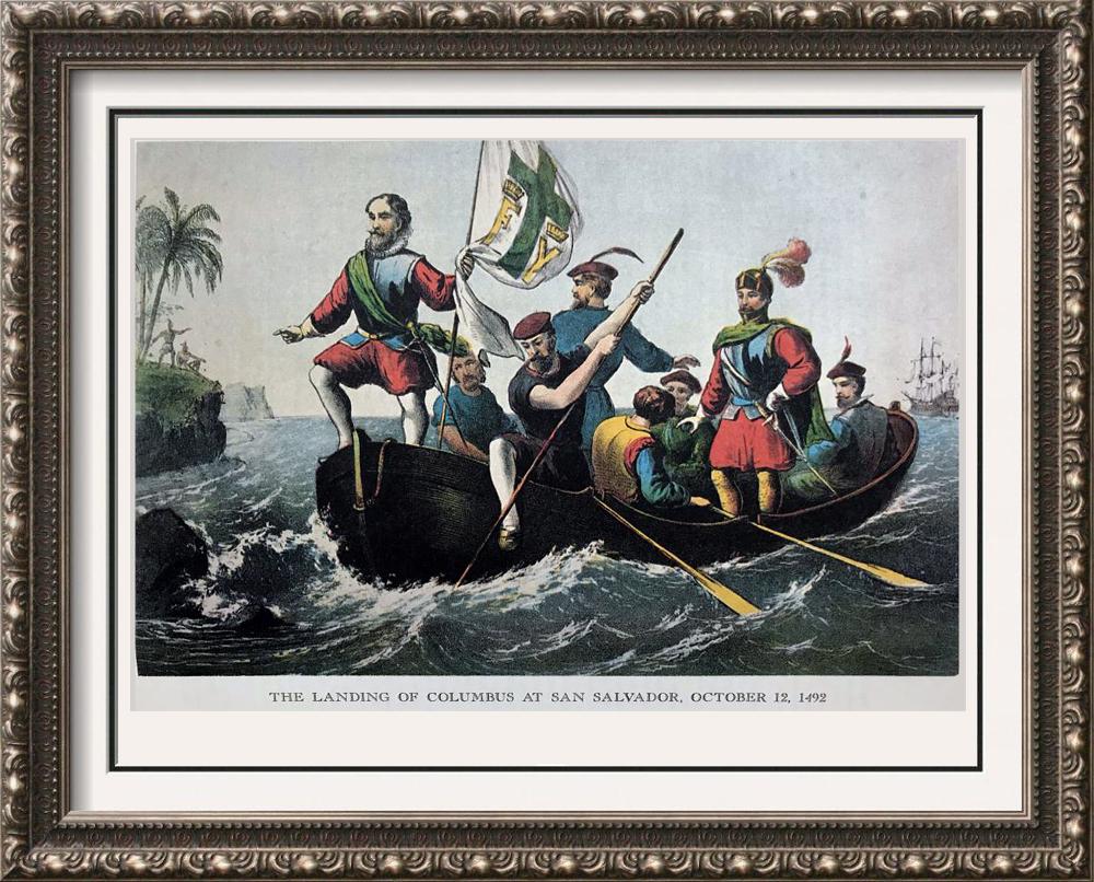 The Landing Of Columbus At San Salvador