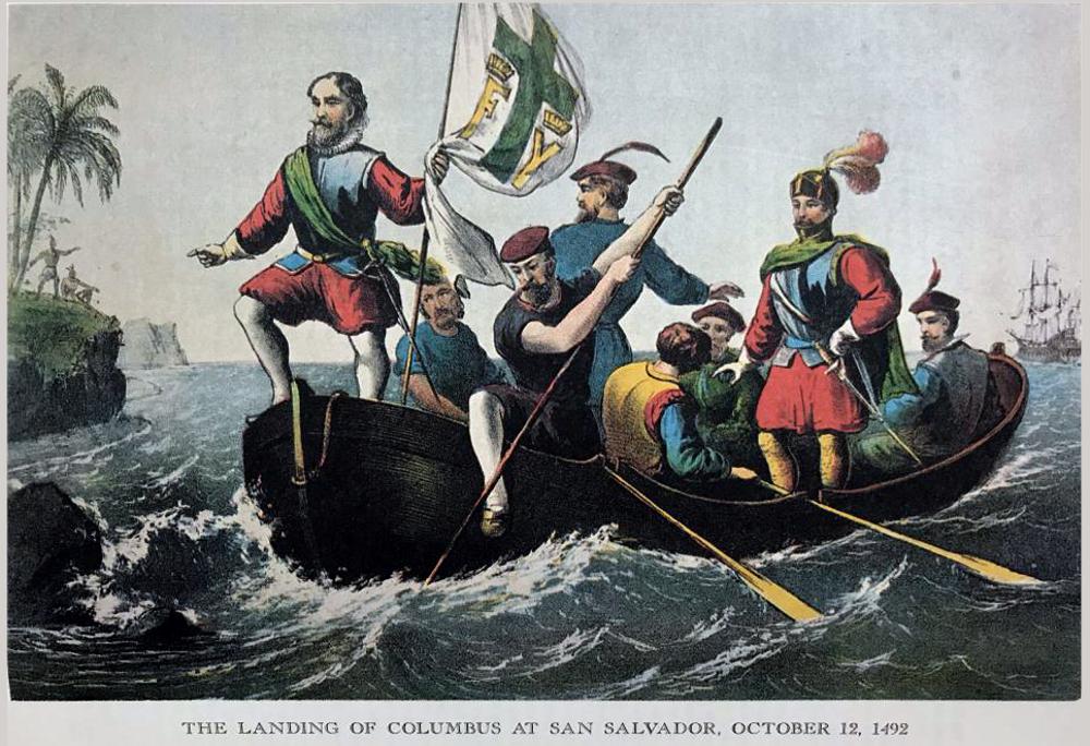 The Landing Of Columbus At San Salvador - Click Image to Close