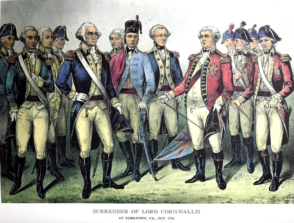 Surrender Of Lord Cornwallis - Click Image to Close