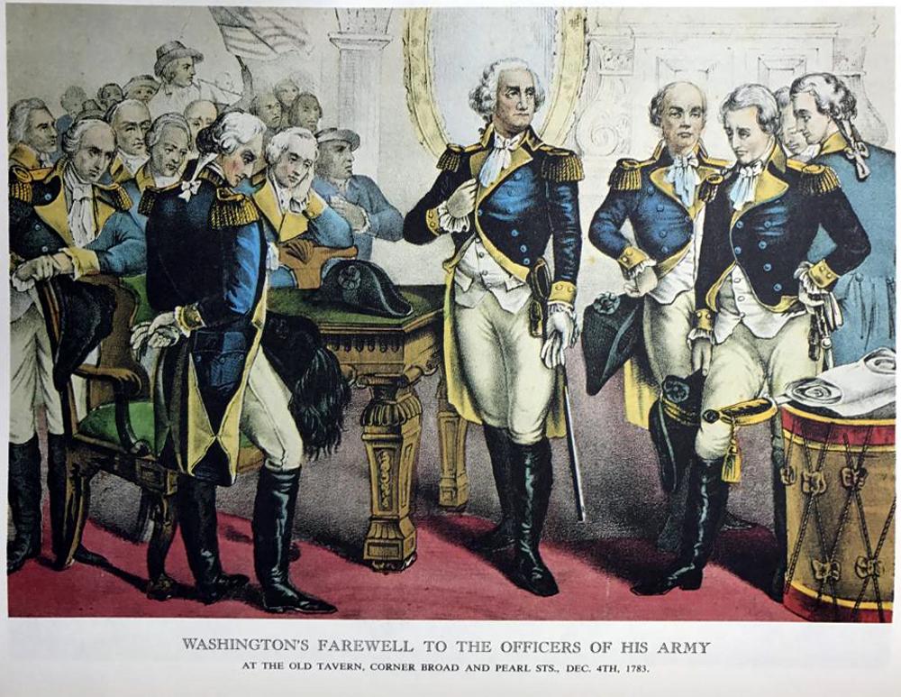 Washington's Farewell To The Officers Of His Army