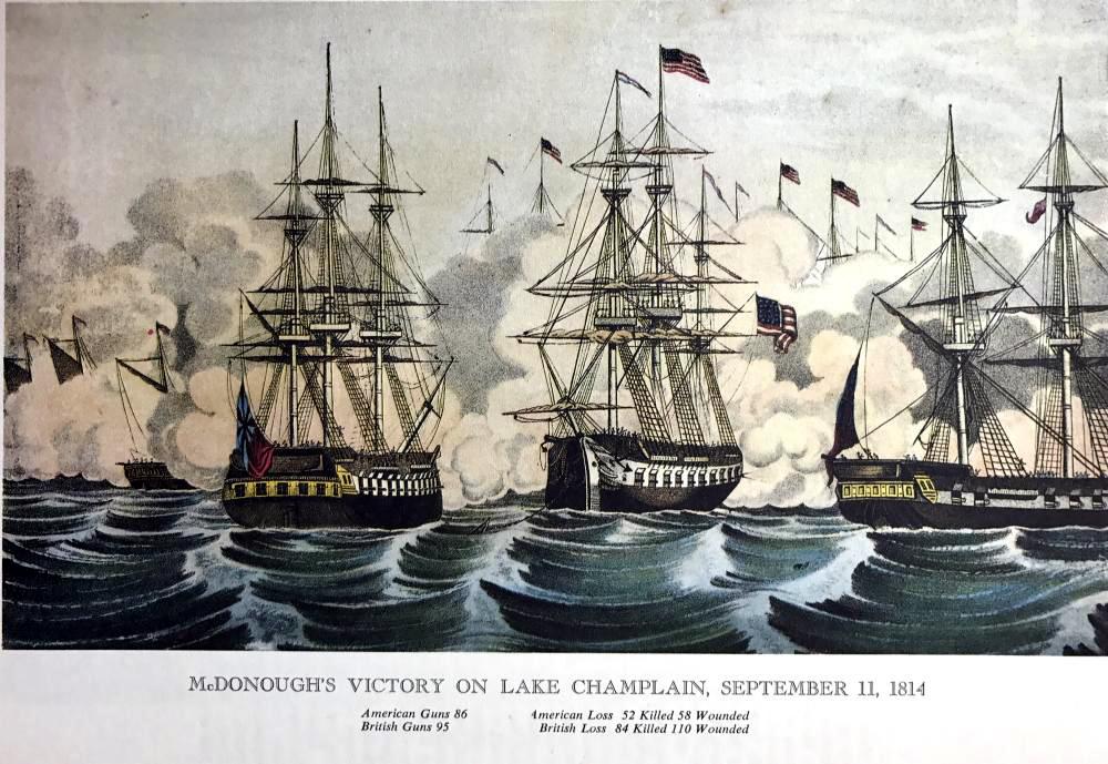Macdonough's Victory On Lake Champlain - Click Image to Close