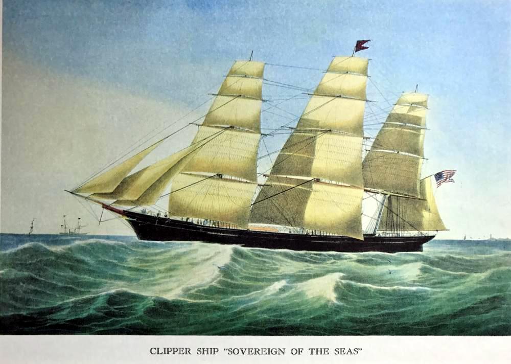 Clipper Ship Sovereign Of The Seas