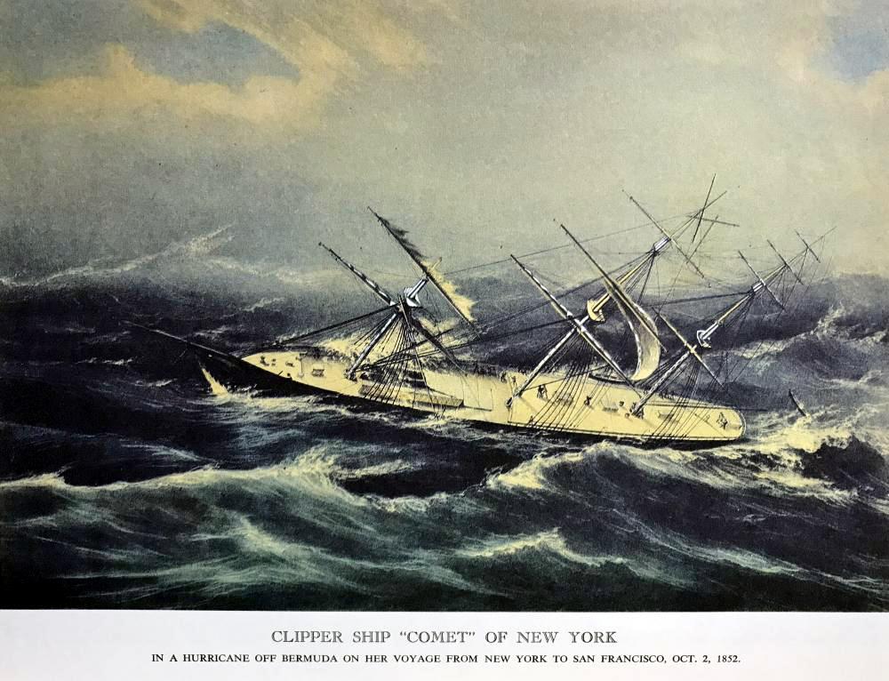 Clipper Ship Comet Of New York