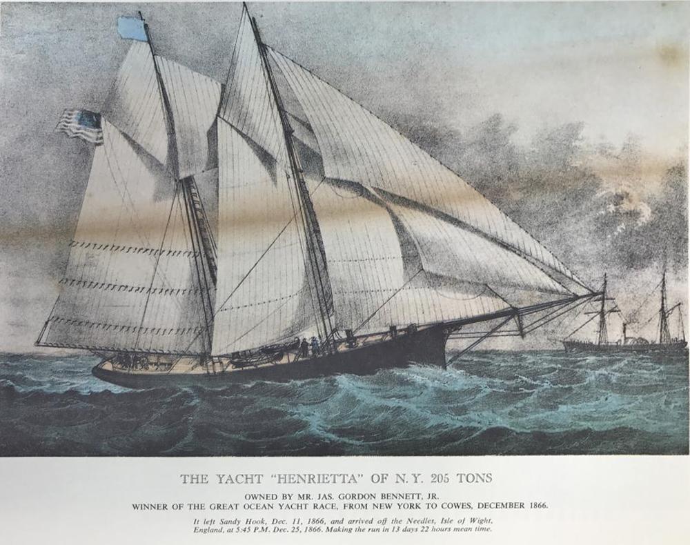 The Yacht Henrietta Of New York