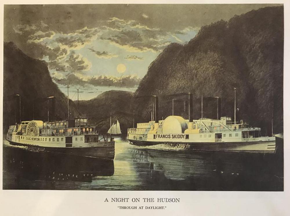 Steam Ships: A Night On The Hudson