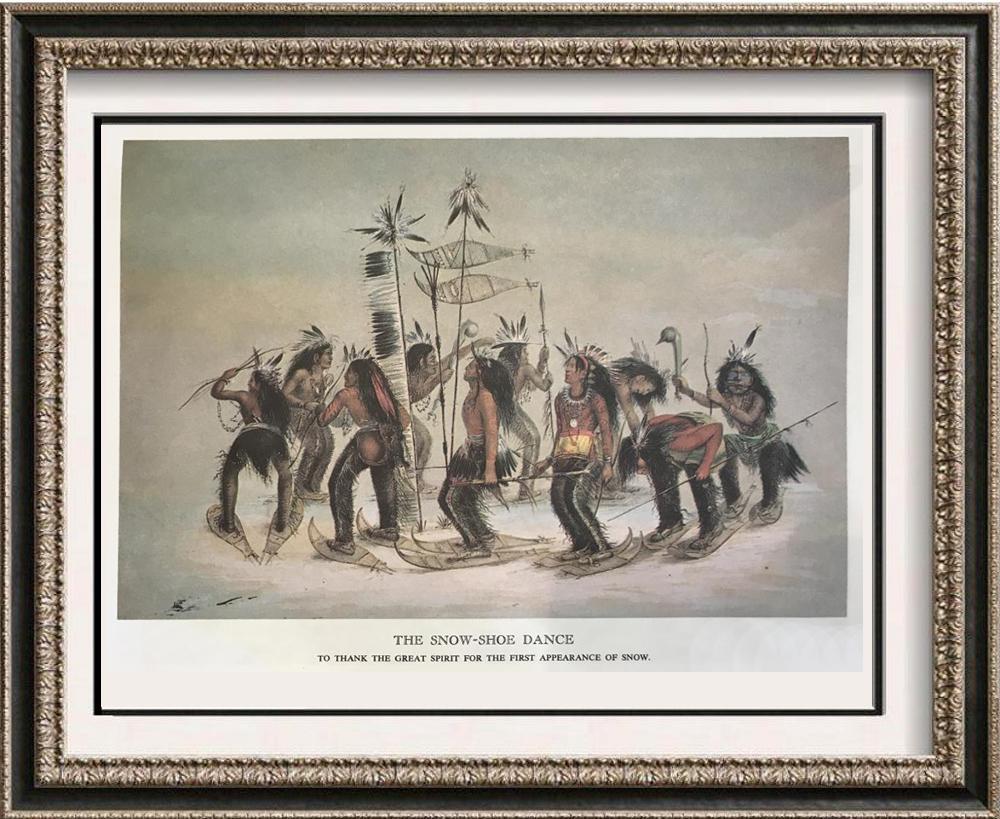 The North American Indian: The Snow Shoe Dance