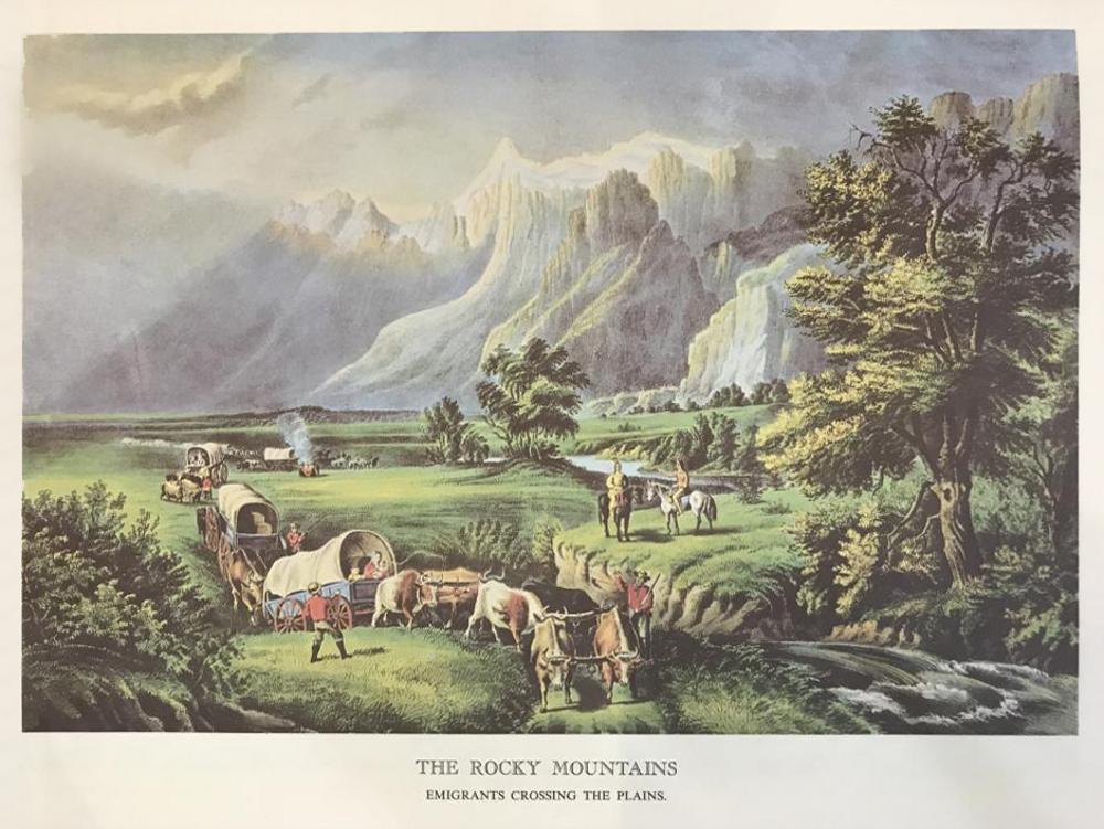 The Prairies And The Mountains: The Rocky Mountains - Click Image to Close