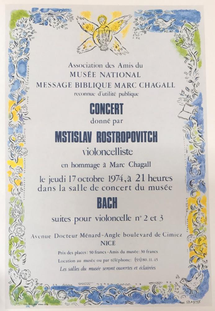 Marc Chagall Poster For Various Concerts - Click Image to Close
