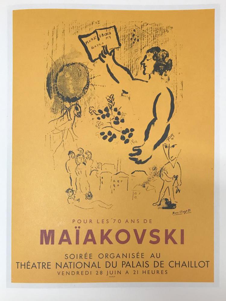 Marc Chagall Homage To Maiakoski
