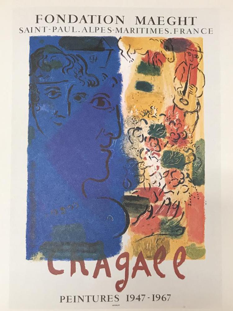 Marc Chagall Blue Profile - Click Image to Close