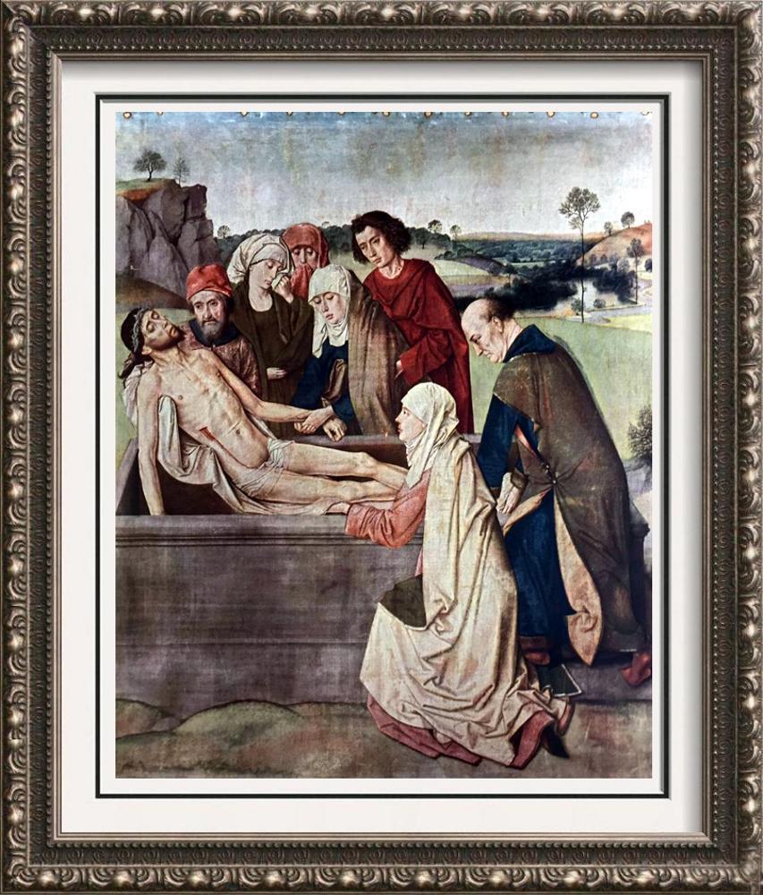Masterpieces of Flemish Painting Dieric Bouts: The Entombment c.1450-60 Fine Art Print from Museum Artist