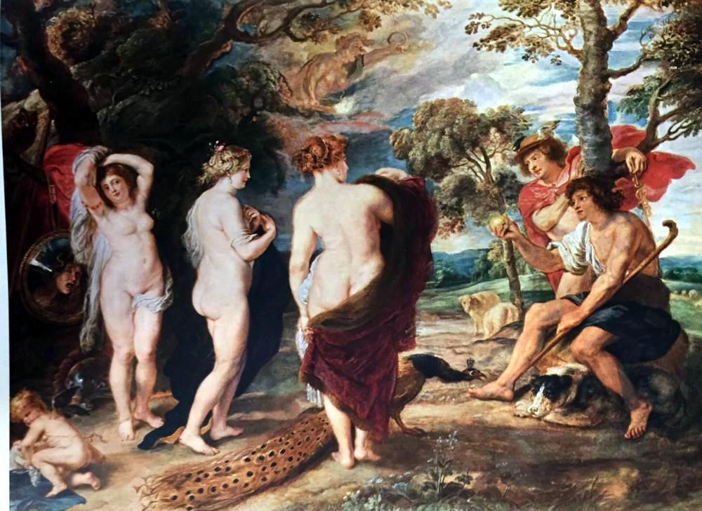 Peter Paul Rubens The Judgment of Paris c.1635 Fine Art Print from Museum Artist - Click Image to Close