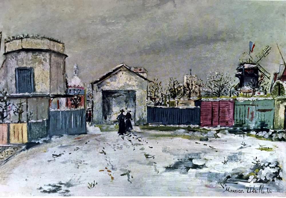 Maurice Utrillo The Philosopher's Tower c.1917 Fine Art Print from Museum Artist - Click Image to Close
