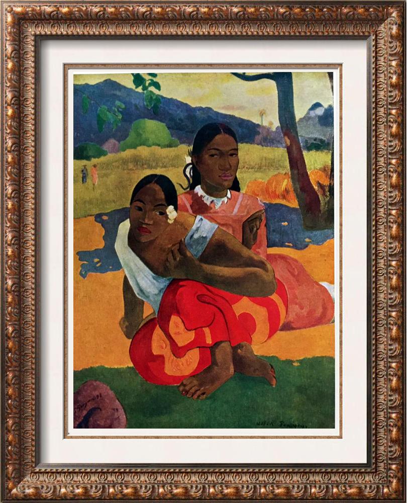 Paul Gauguin Nafea Faa Ipoipo c.1892 Fine Art Print from Museum Artist