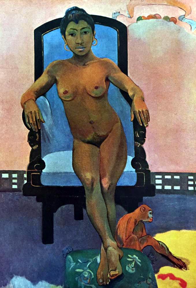 Paul Gauguin Annah La Javanaise c.1893 Fine Art Print from Museum Artist - Click Image to Close