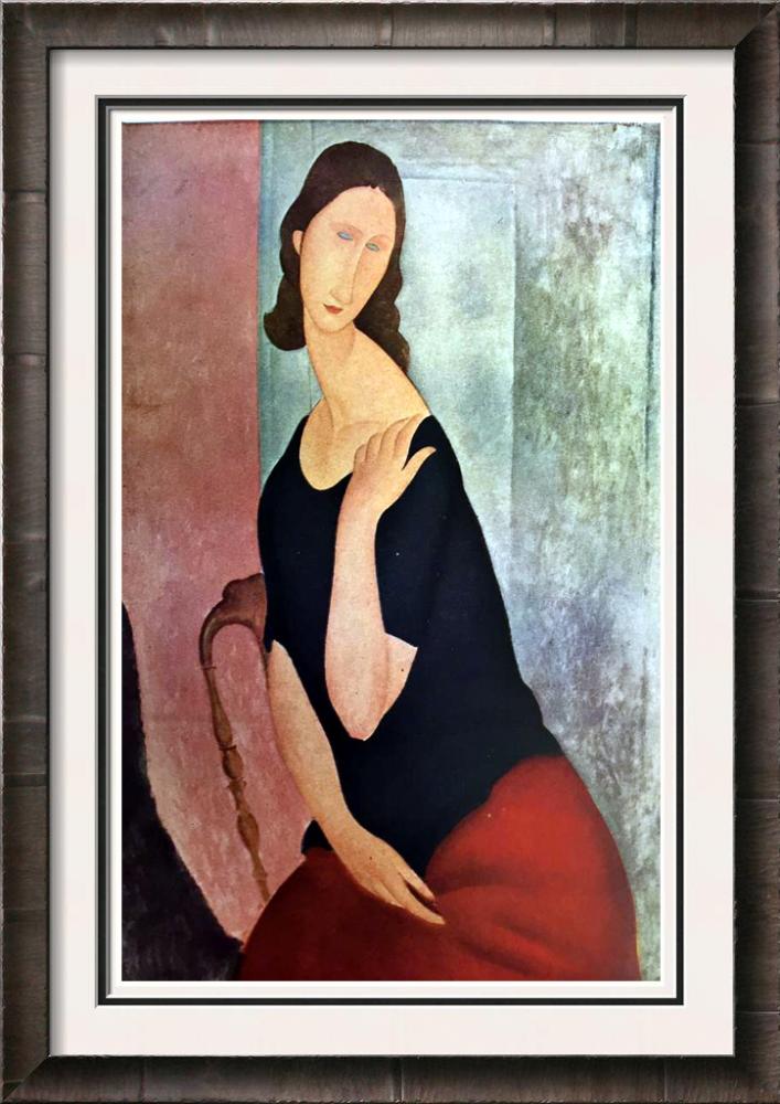 Amedeo Modigliani Peintures Portrait De Madame Hebuterne c.1918 Fine Art Print from Museum Artist