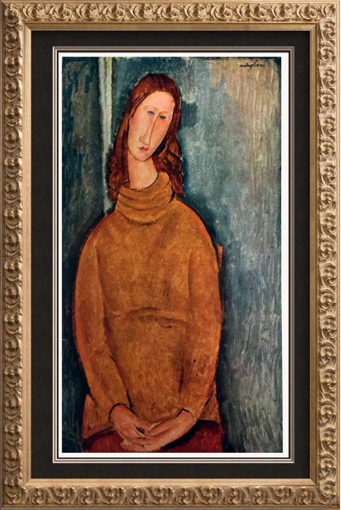 Amedeo Modigliani Peintures Madame Hebuterne c.1918 Fine Art Print from Museum Artist