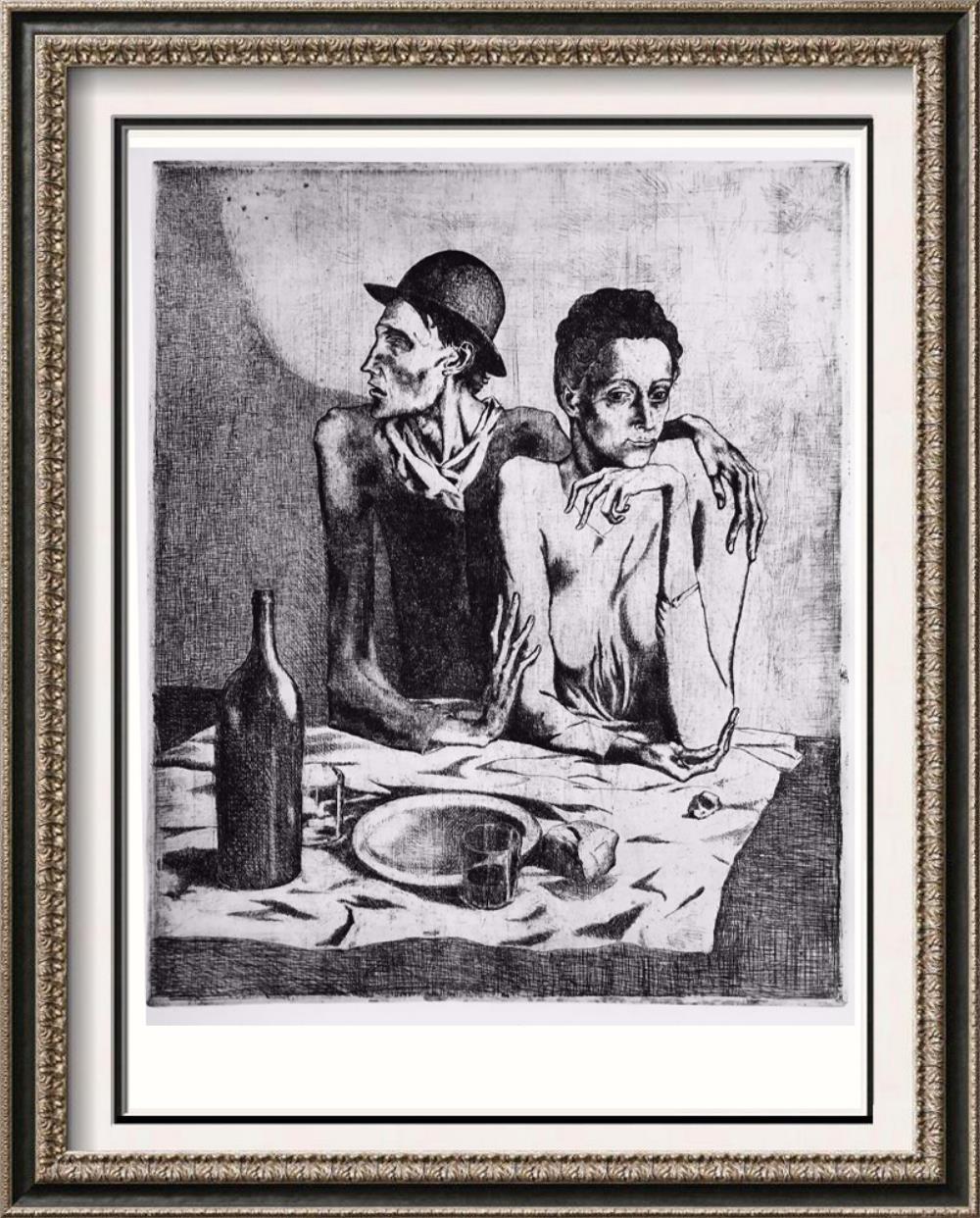 Pablo Picasso The Frugal Repast c. 1904 Fine Art Print from Museum Artist