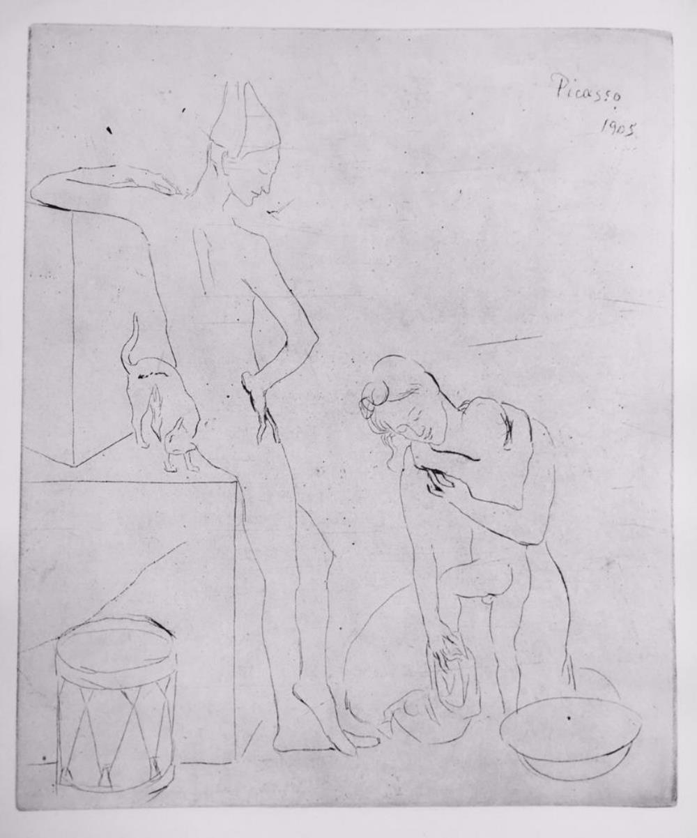 Pablo Picasso The Bath c. 1905 Fine Art Print from Museum Artist - Click Image to Close