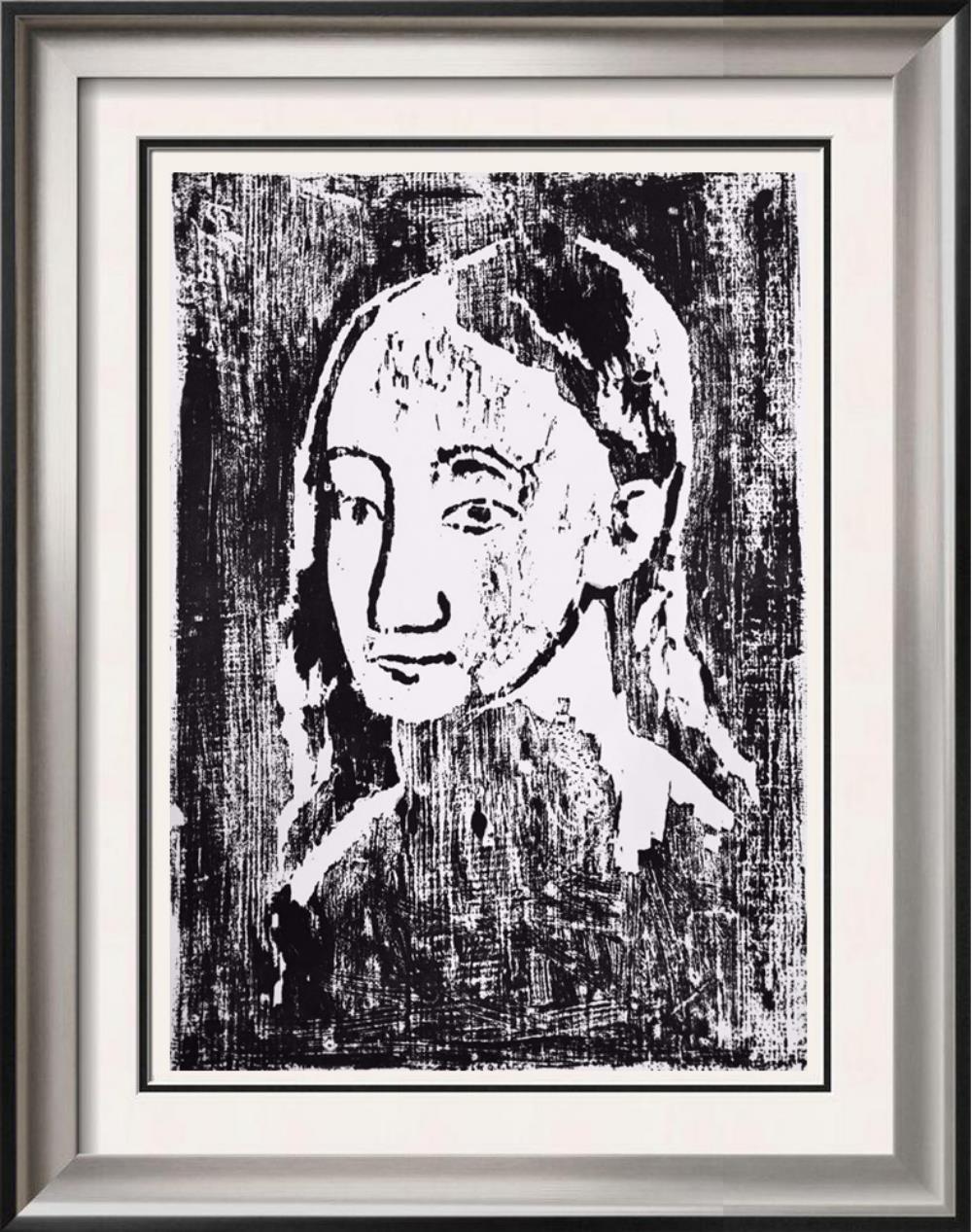 Pablo Picasso Head of a Young Woman c. 1906 Fine Art Print from Museum Artist