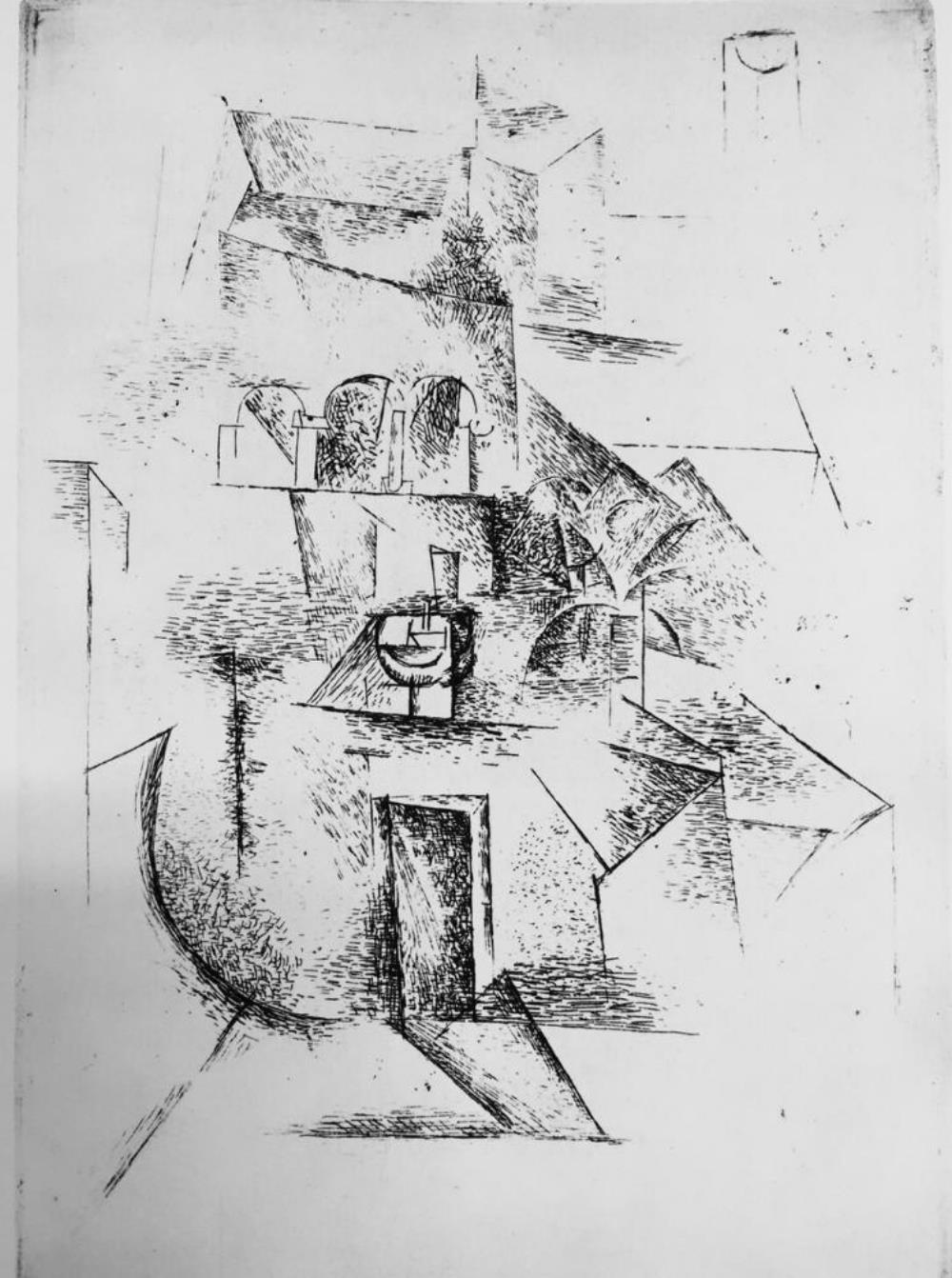 Pablo Picasso The Convent c. 1910 Fine Art Print from Museum Artist - Click Image to Close