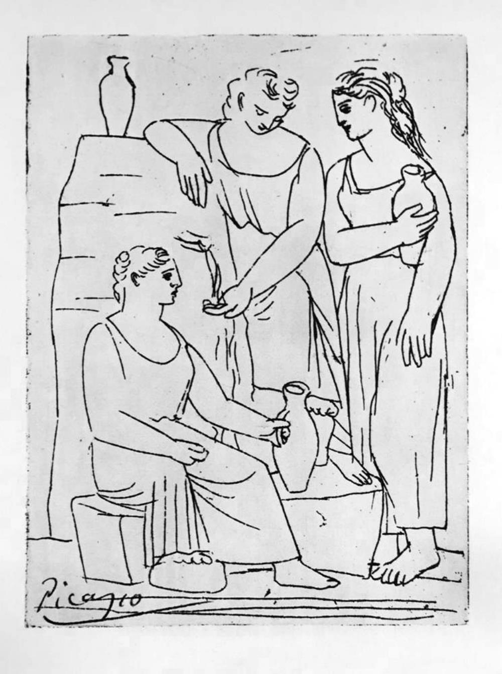 Pablo Picasso The Source c. 1921 Fine Art Print from Museum Artist