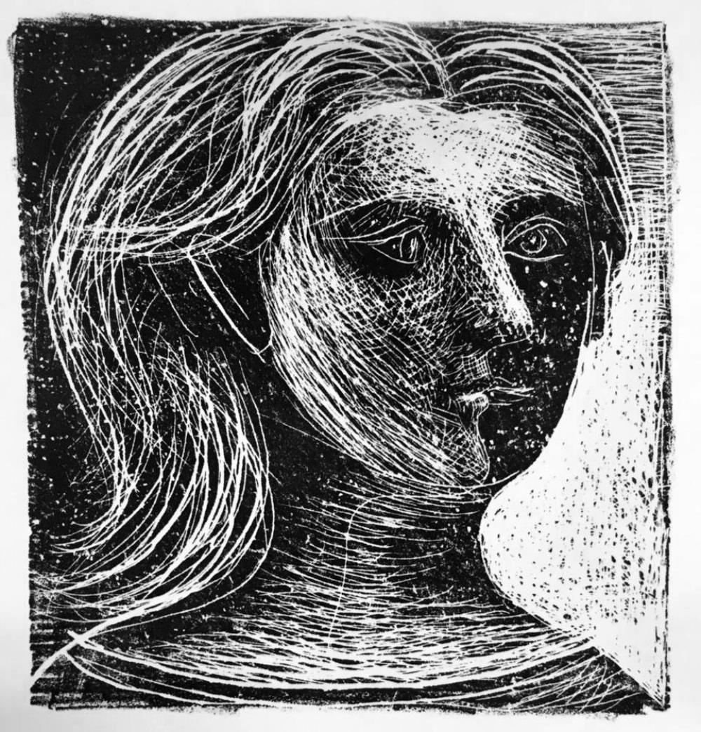 Pablo Picasso Head of a Woman in Profile c. 1925 Fine Art Print from Museum Artist - Click Image to Close
