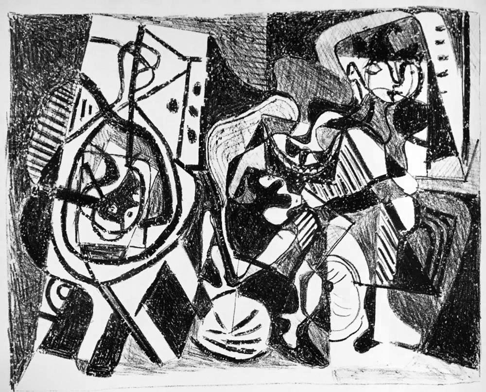 Pablo Picasso Interior c. 1926 Fine Art Print from Museum Artist - Click Image to Close