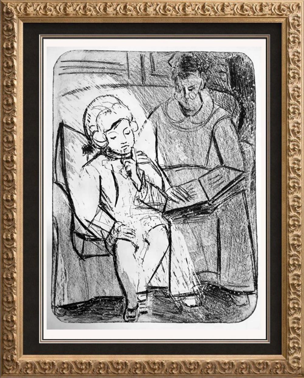 Pablo Picasso Reading c. 1926 Fine Art Print from Museum Artist