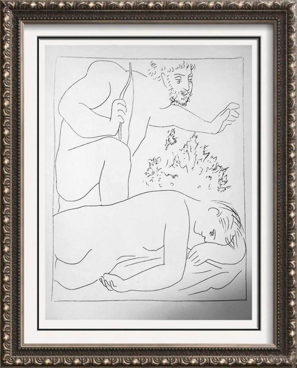 Pablo Picasso Cephalus Inadvertently Kills His Wife Procris c. 1930 Fine Art Print from Museum Artist