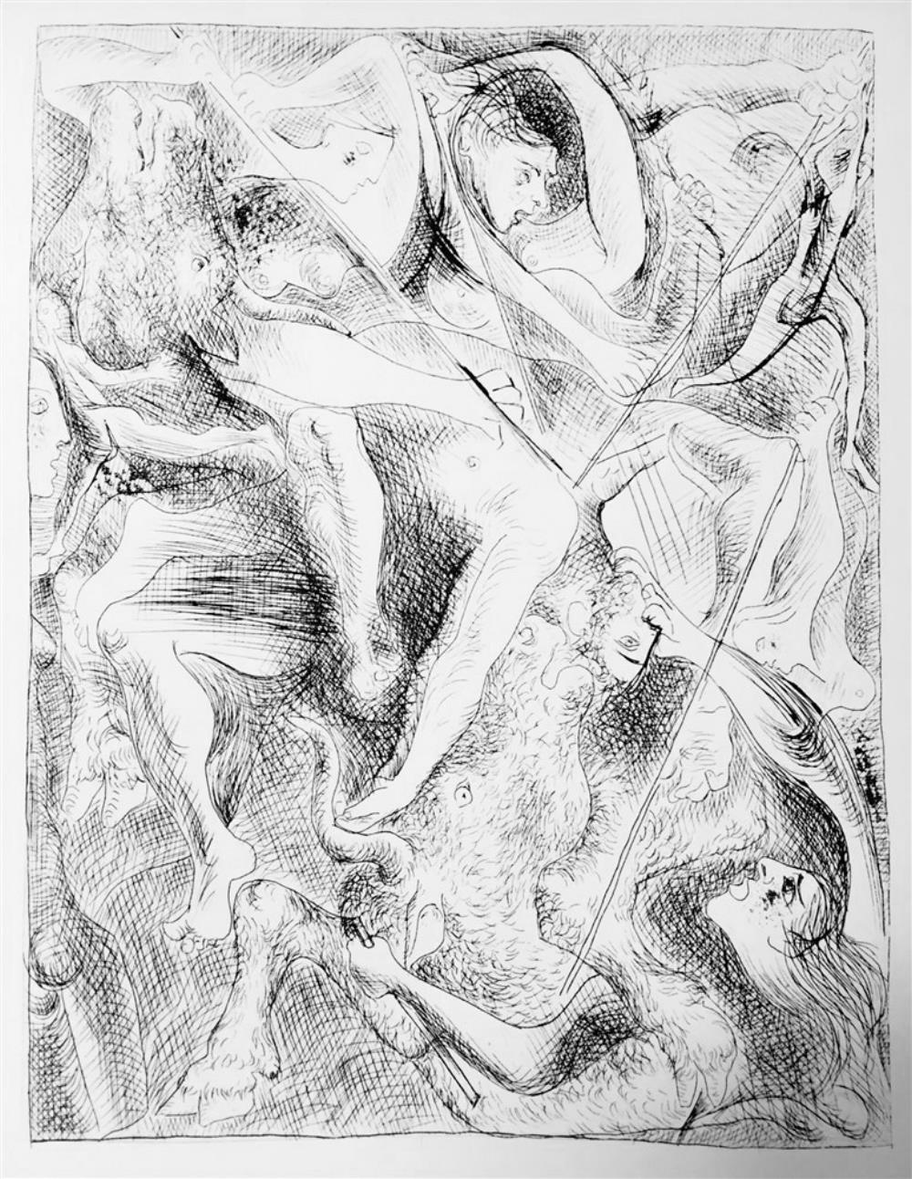 Pablo Picasso Death of Orpheus c. 1930 Fine Art Print from Museum Artist