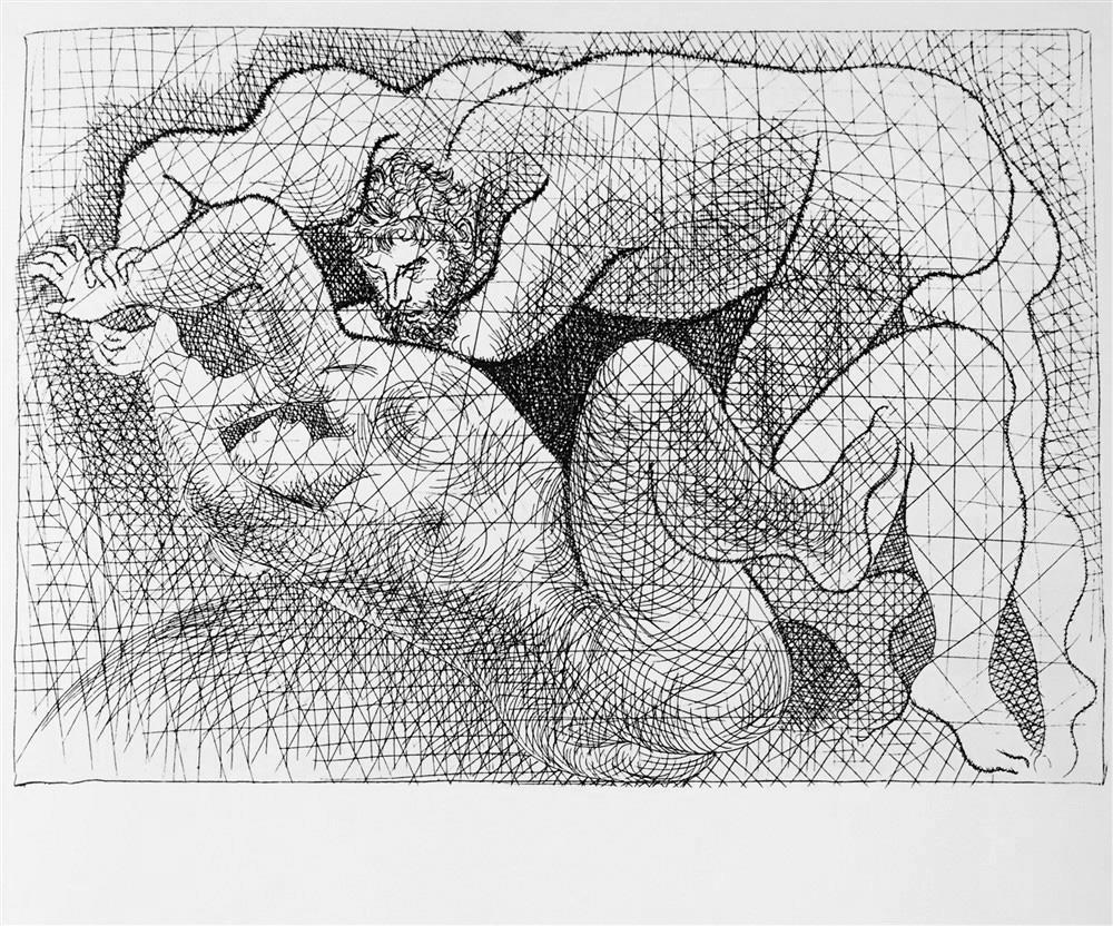 Pablo Picasso The Rape c. 1931 Fine Art Print from Museum Artist - Click Image to Close