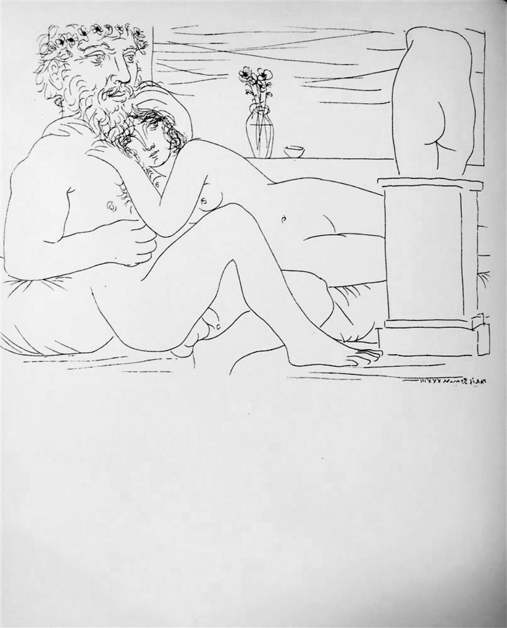 Pablo Picasso Sculptor's Repose c. 1933 Fine Art Print from Museum Artist