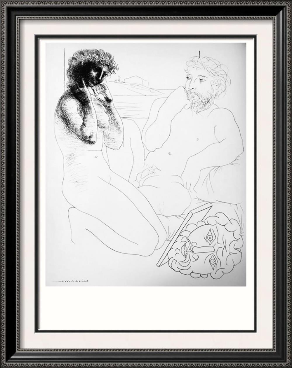 Pablo Picasso Sculptor and Model c. 1933 Fine Art Print from Museum Artist