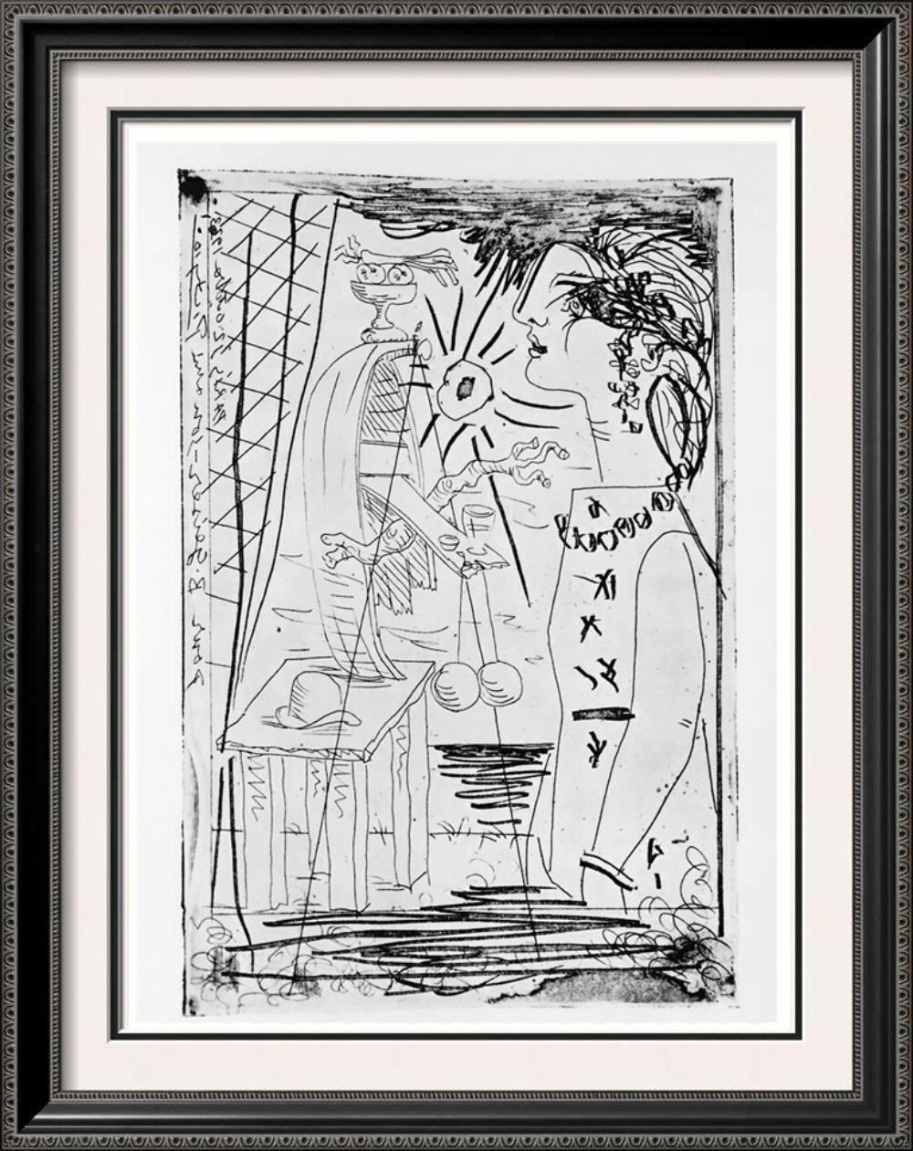 Pablo Picasso Print for B. Geiser c. 1933 Fine Art Print from Museum Artist