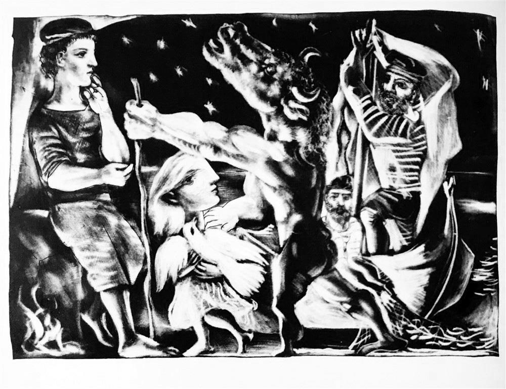 Pablo Picasso Blind Minotaur c. 1934 Fine Art Print from Museum Artist