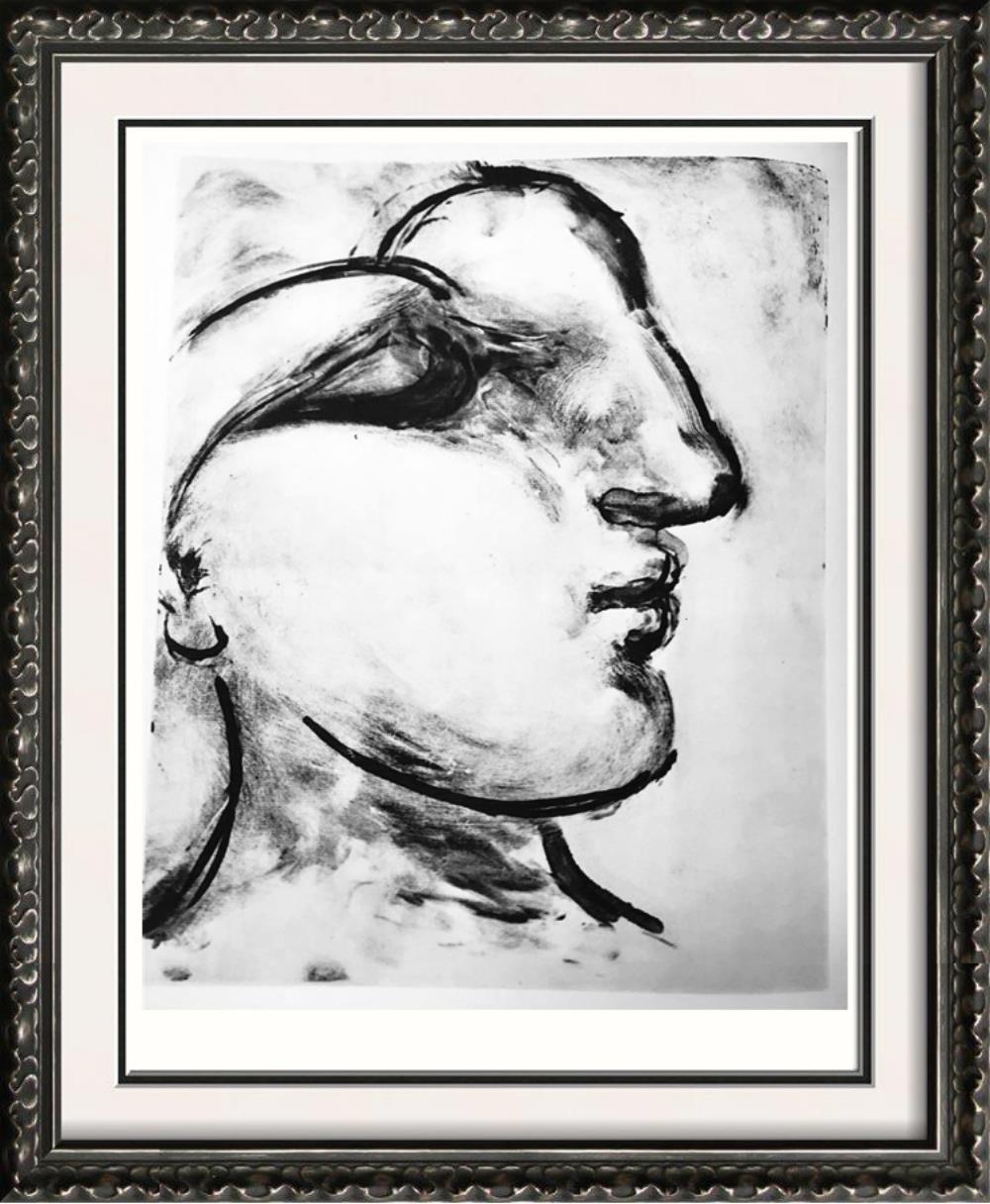 Pablo Picasso Head of a Woman in Profile c. 1933-34 Fine Art Print from Museum Artist