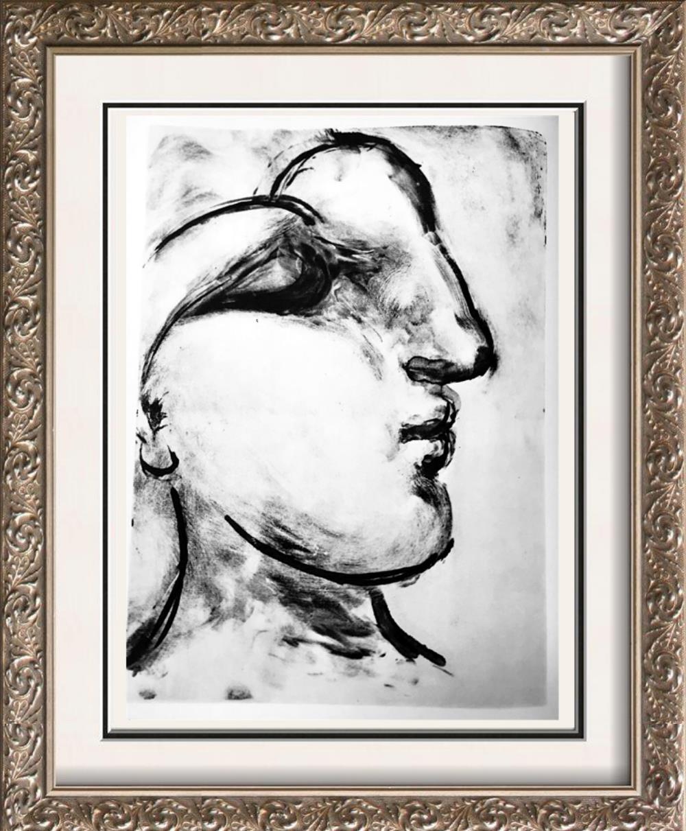 Pablo Picasso Head of a Woman in Profile c. 1933-34 Fine Art Print from Museum Artist - Click Image to Close