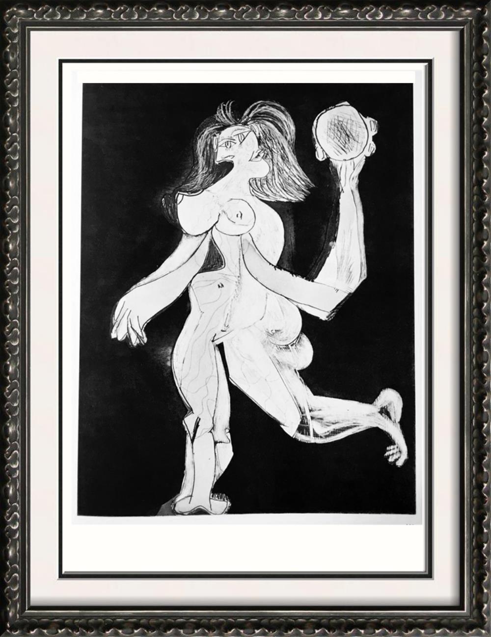 Pablo Picasso Dance with Tambourine c. 1938 Fine Art Print from Museum Artist